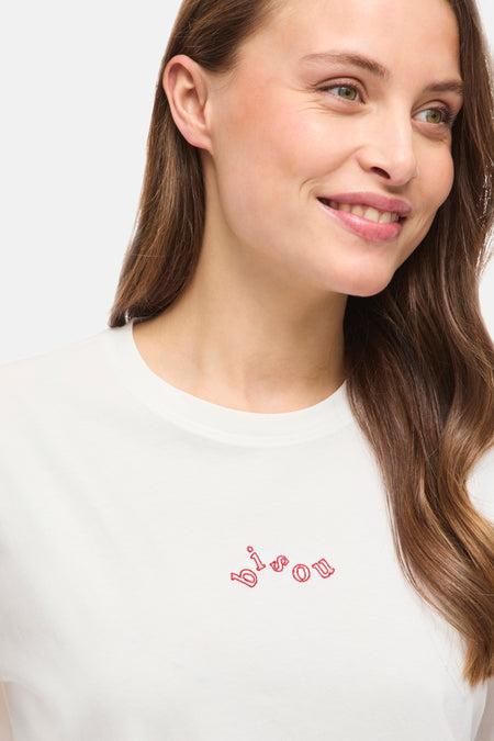 T-shirt met korte mouwen - wit
