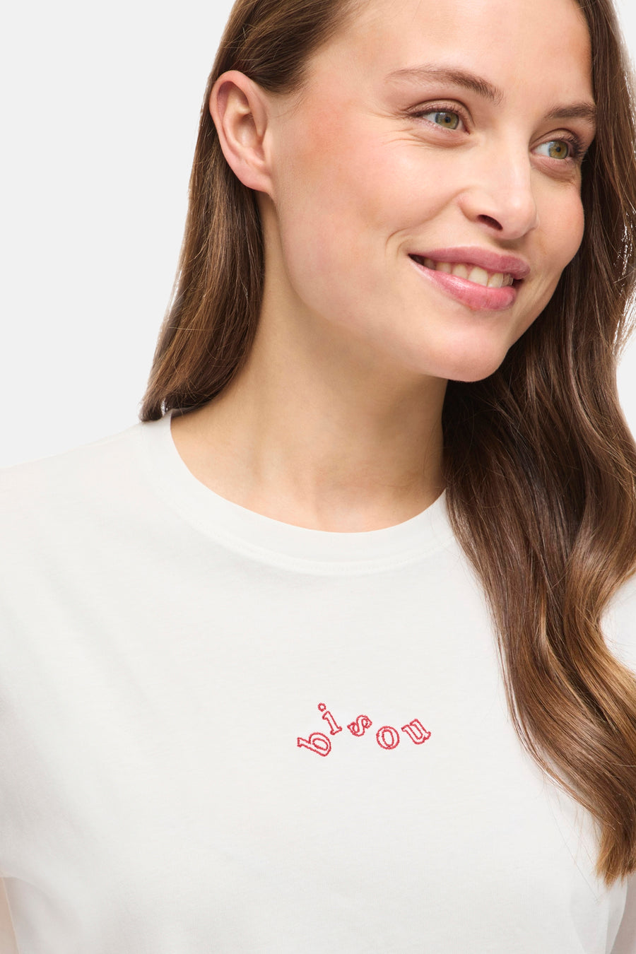 T-shirt met korte mouwen - wit