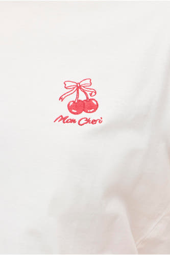 T-shirt met korte mouwen - Wit