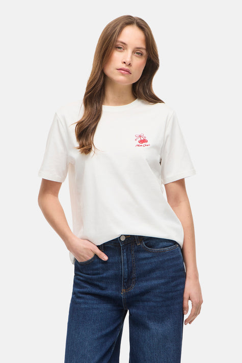 T-shirt met korte mouwen - Wit