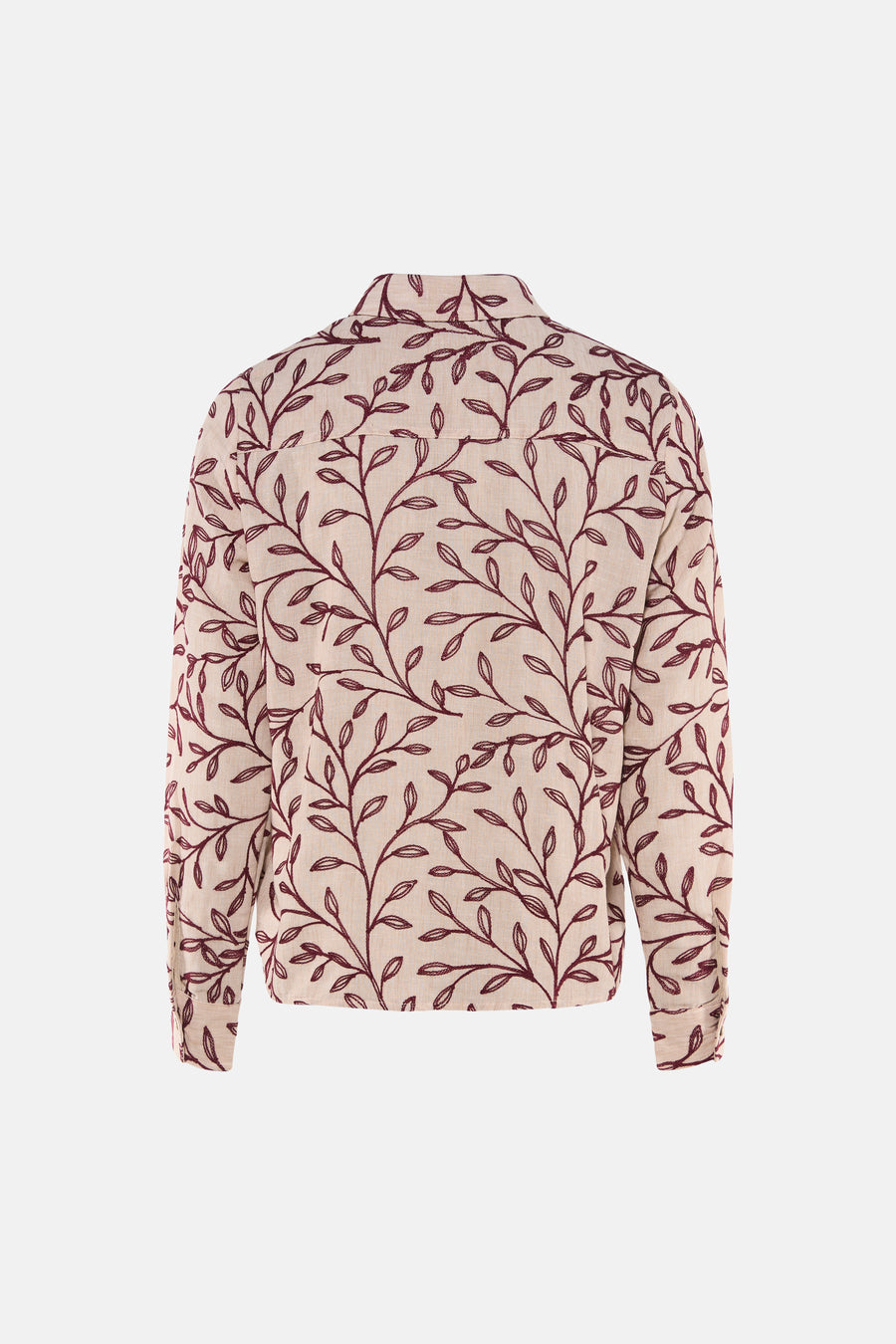 Hemd met lange mouwen - beige