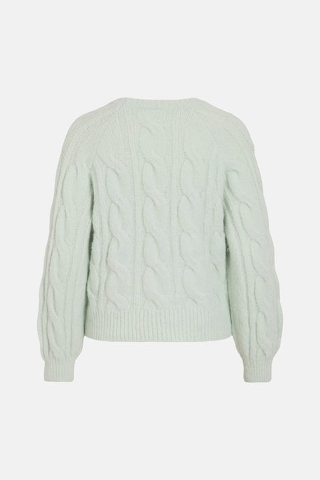 Pull col O vert - VILA®