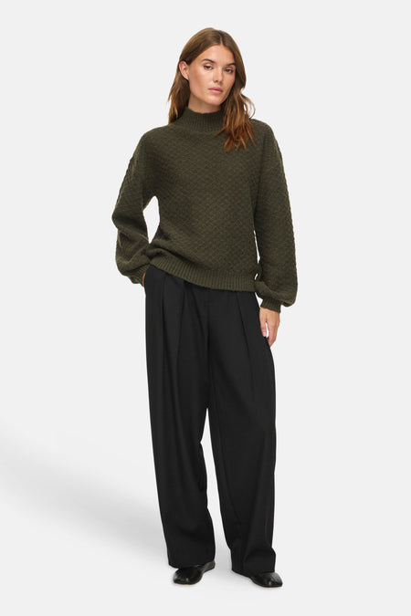 Pull col O - vert
