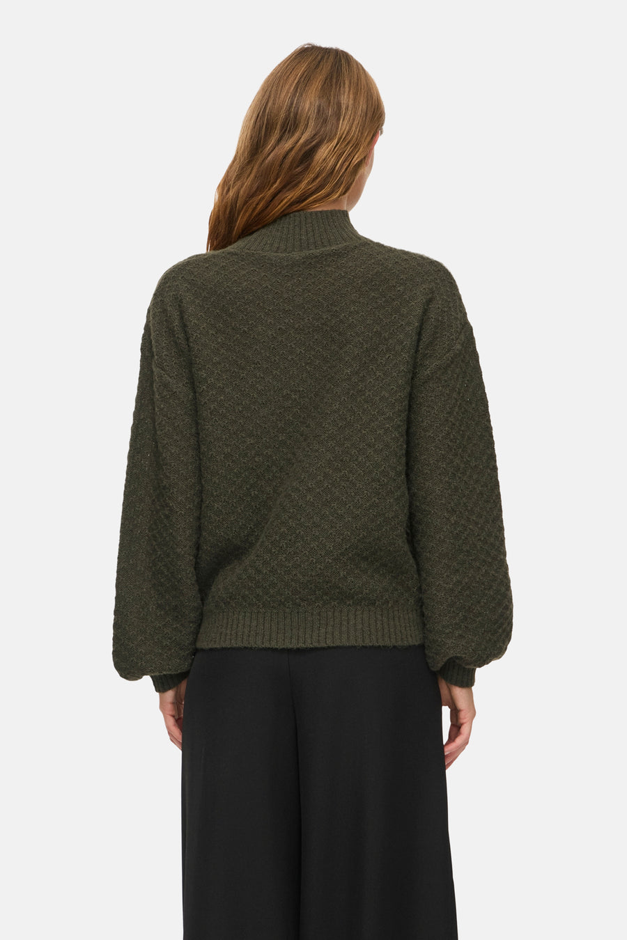 Pull col O vert - VILA®