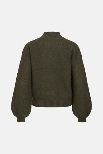 Pull col O vert - VILA®