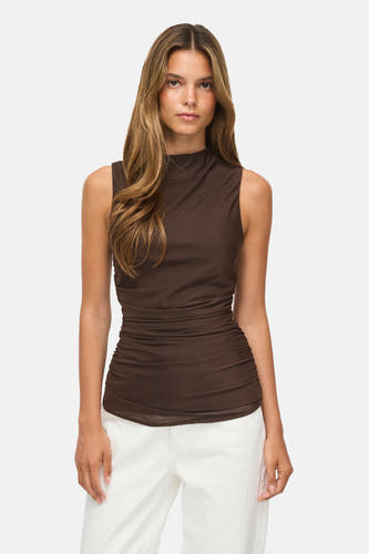 Top (korte mouwen) bruin - VILA®