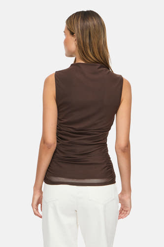 Top (korte mouwen) bruin - VILA®