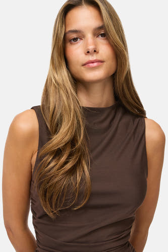 Top (korte mouwen) bruin - VILA®
