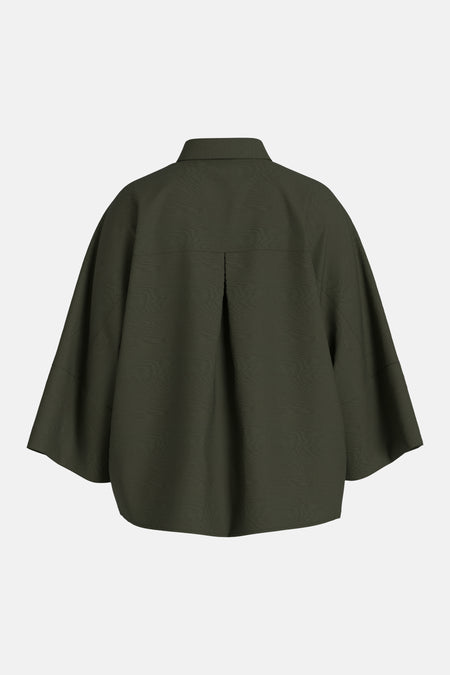 Blouse à manches courtes - vert