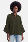Blouse à manches courtes - vert