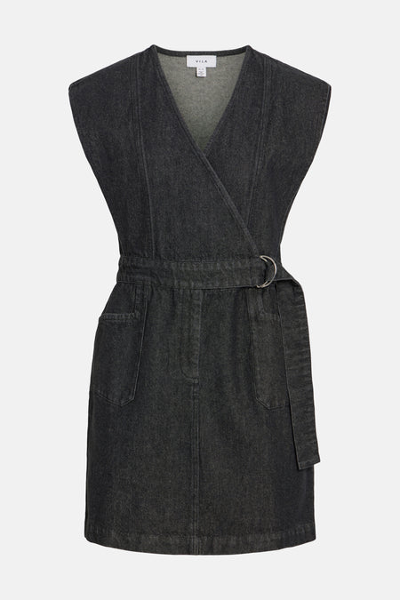 Robes manches courtes black denim - VILA®