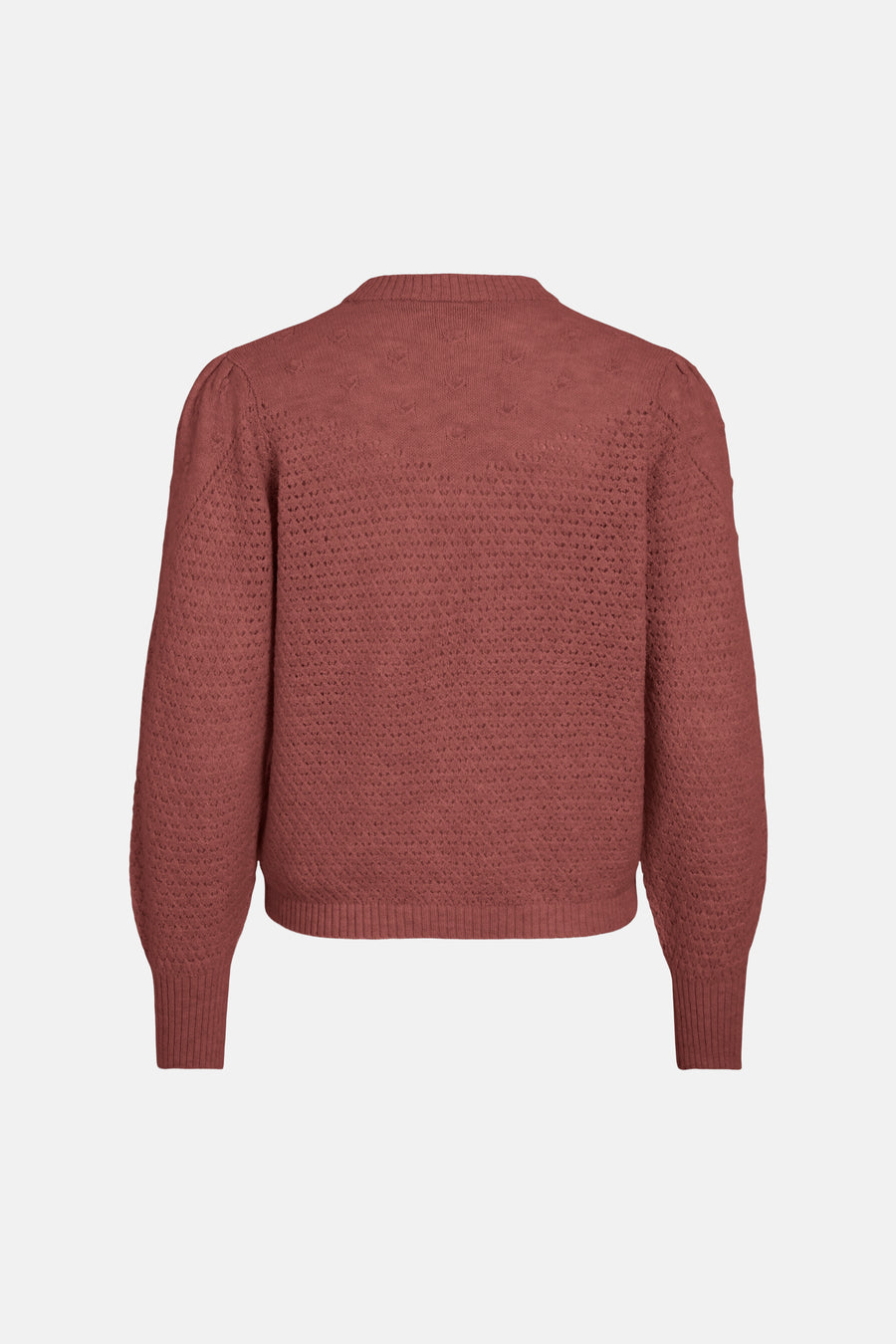 Trui met ronde hals brique - VILA®