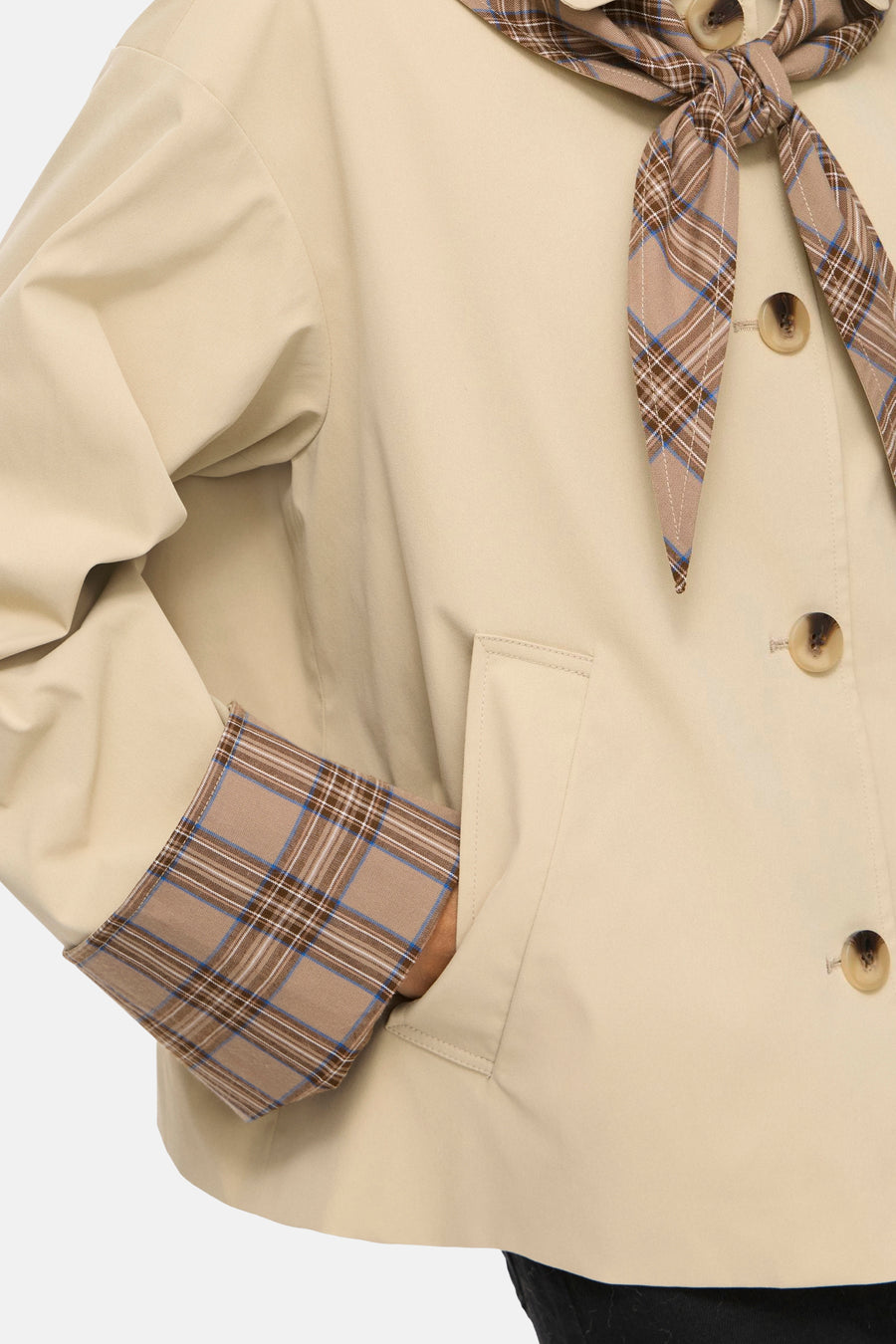 Korte jas beige - VILA®
