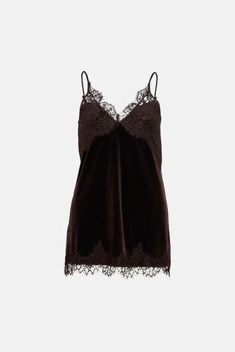 Blouse (korte mouwen) bruin - VILA®