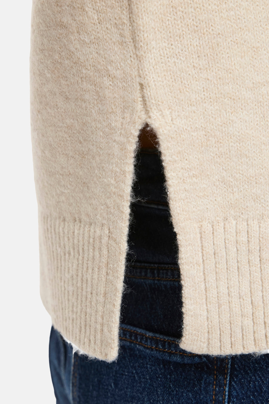 Trui met ronde hals geel - VILA®