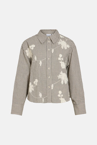 Hemd met lange mouwen - beige