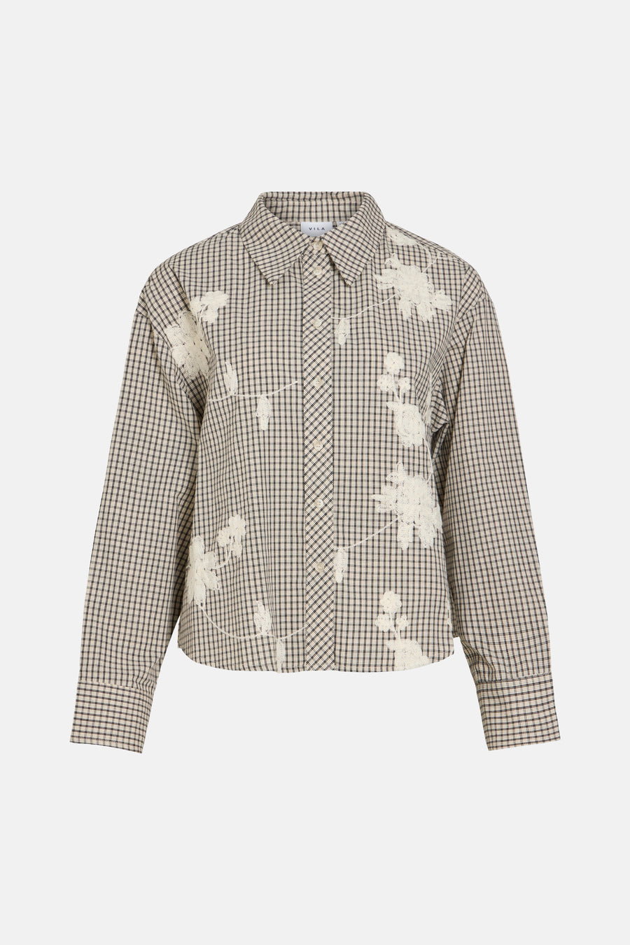 Hemd met lange mouwen - beige
