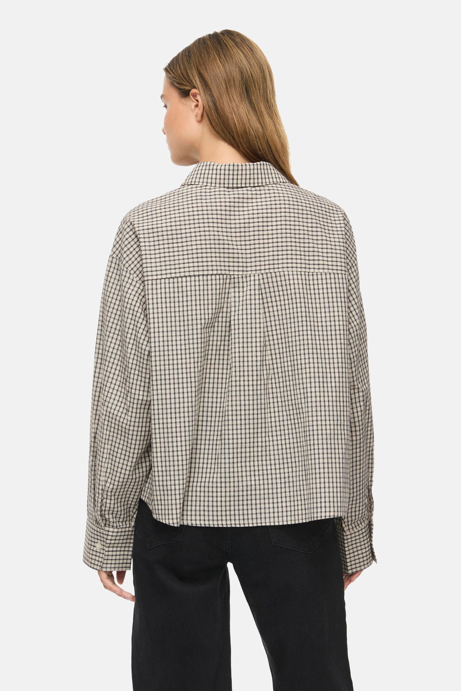 Hemd met lange mouwen - beige