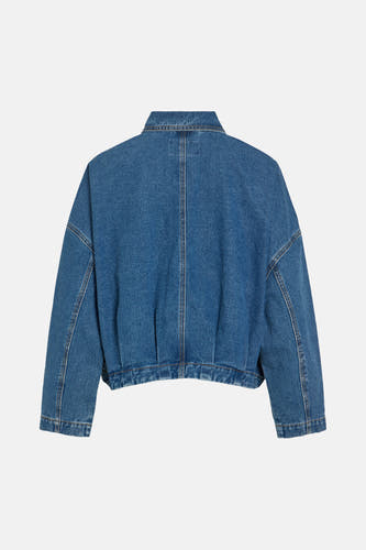 Bomberjassen mid blue denim - VILA®