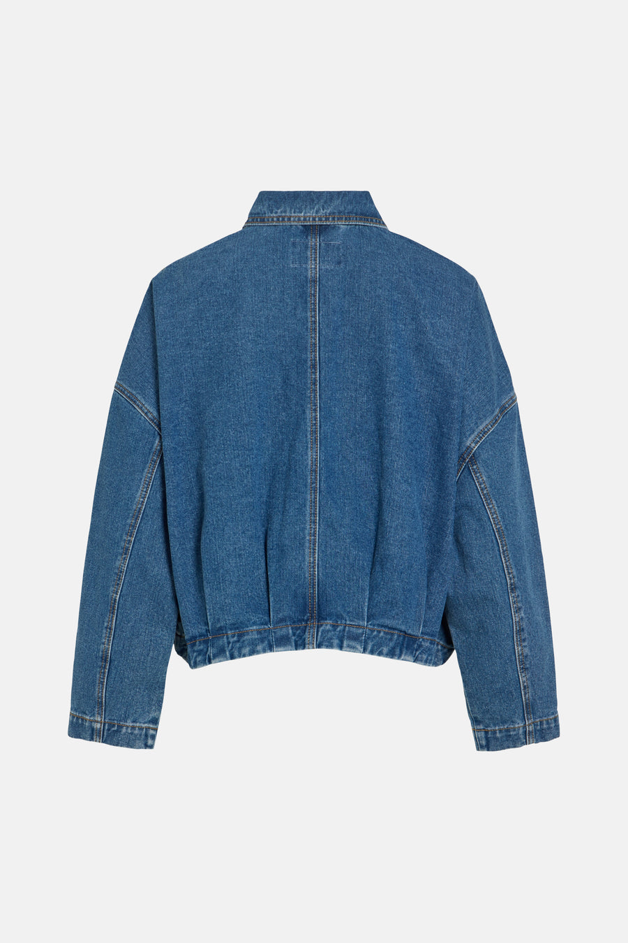 Bomberjassen mid blue denim - VILA®