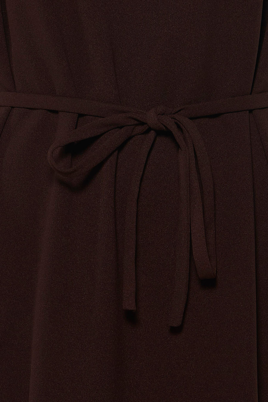 Robe à manches courtes - brun
