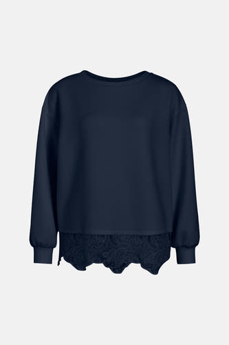 Sweater met ronde hals blauw - VILA®