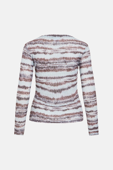 Top uni manche longue bleu - VILA®