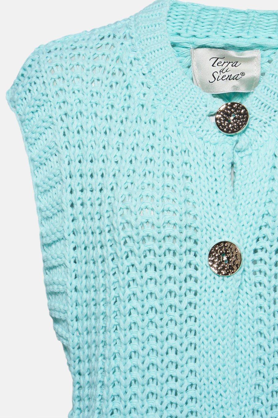 Cardigan - blauw - Terra di Siena