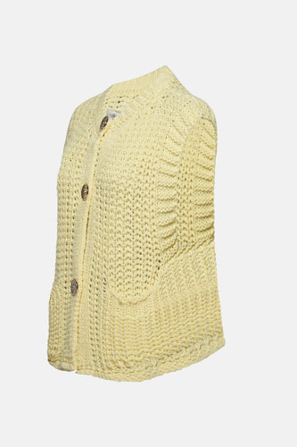 Cardigan - geel