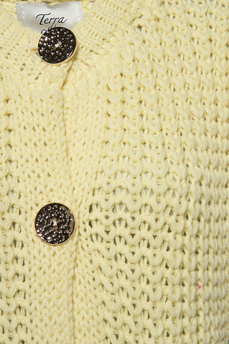 Cardigan Jaune - Terra di Siena