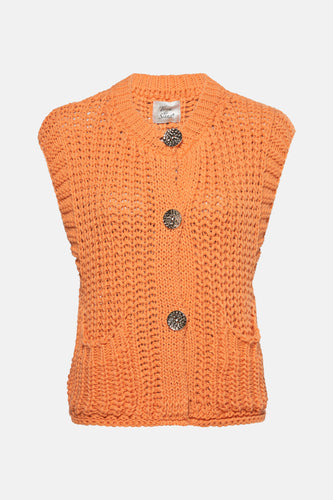 Cardigan - oranje - Terra di Siena