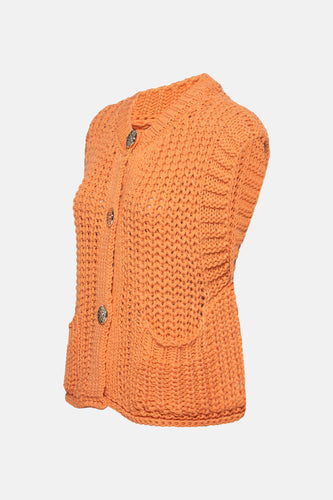 Cardigan - oranje - Terra di Siena