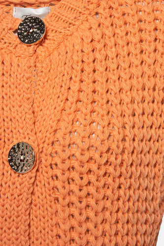 Cardigan - oranje - Terra di Siena