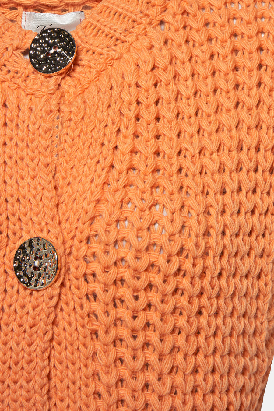 Cardigan - oranje - Terra di Siena