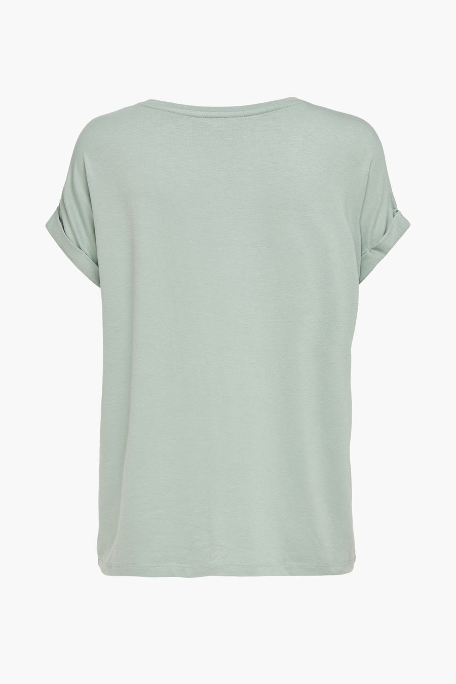 T-shirt vert mint avec manches courtes.