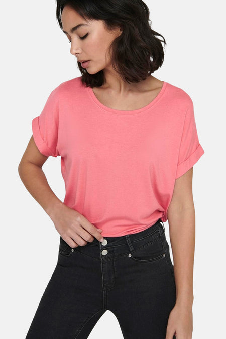 T-shirt met korte mouwen - roze