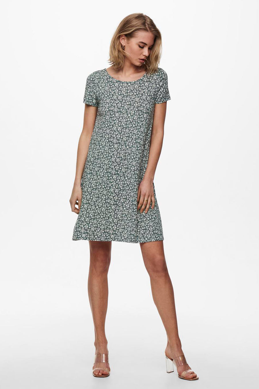 Kleedje met korte mouwen - groen - ONLY®