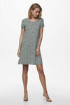 ONLBERA BACK LACE UP S/S DRESS JRS NOOS