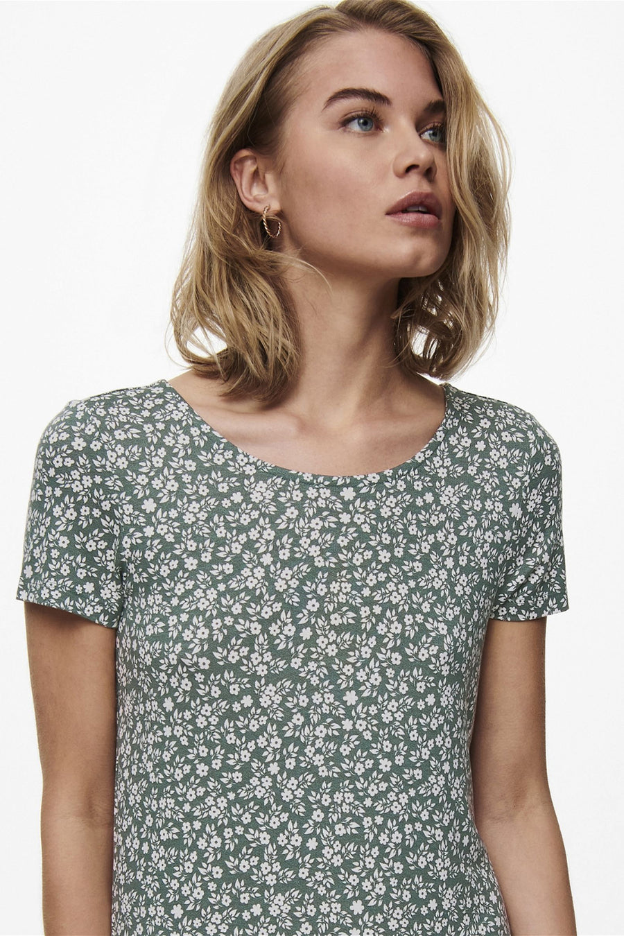 Kleedje met korte mouwen - groen - ONLY®