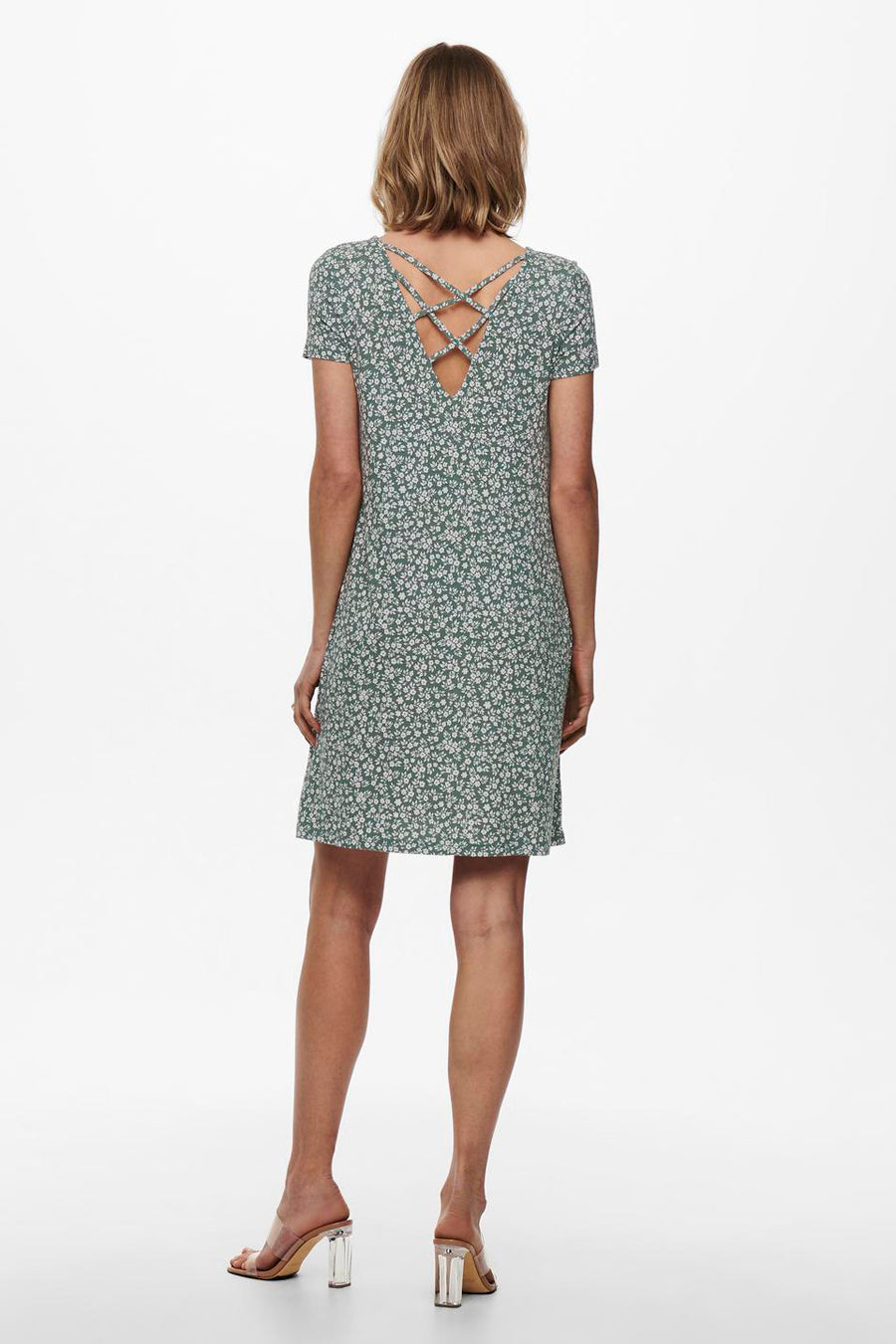 Kleedje met korte mouwen - groen - ONLY®