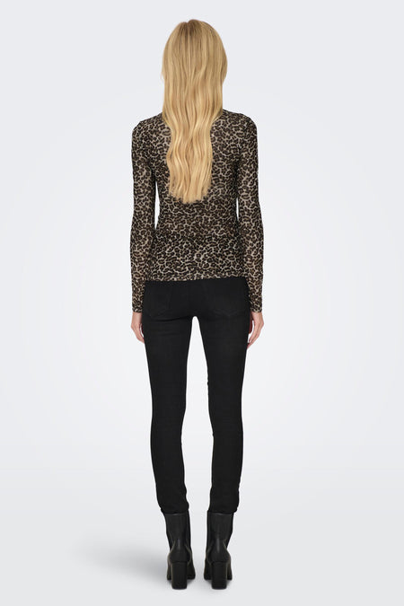 ONLERICA LIFE MESH L/S HIGH NECK TOP JRS