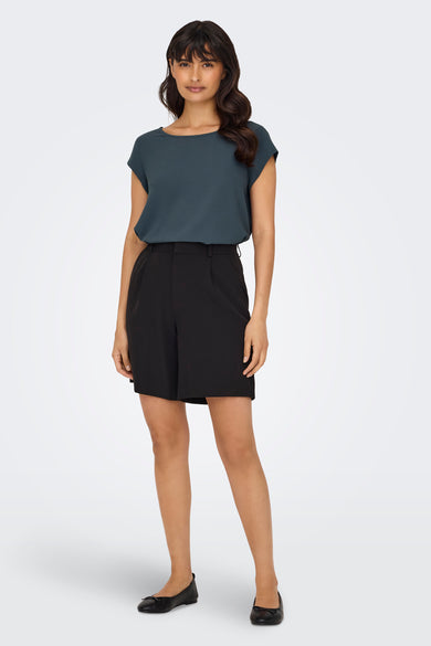 Blouse à manches courtes - bleu