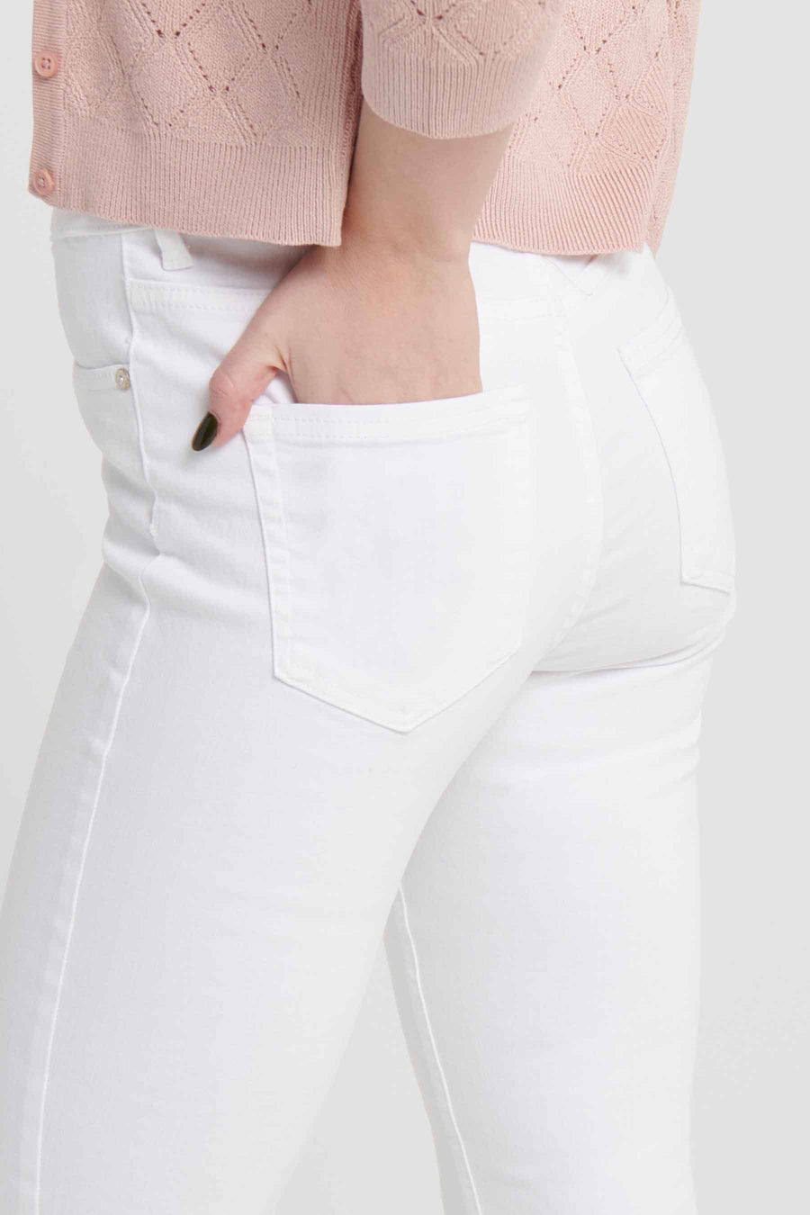 BLUSH SKINNY - wit