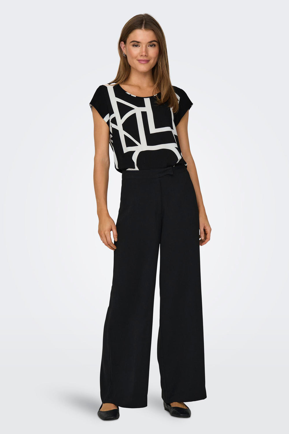 Blouse (korte mouwen) Zwart - ONLY®