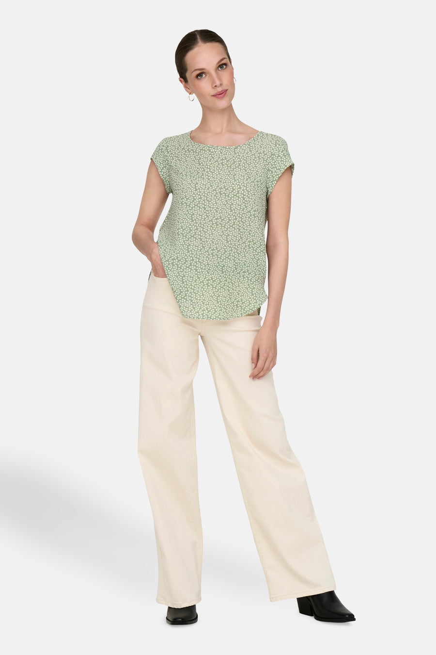 Blouse (korte mouwen) groen - ONLY® - ONLY®