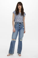 Blouse (korte mouwen) Blauw - ONLY®