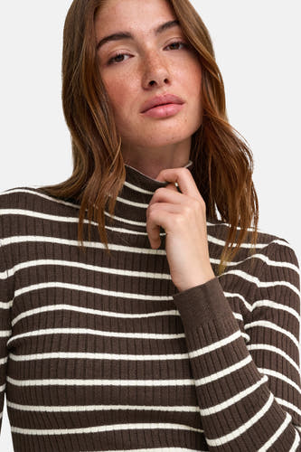 Pull col roulé brun - ONLY®