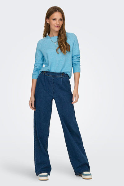 Trui met ronde hals Blauw - ONLY®