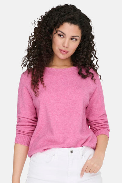 Trui met ronde hals Roze - ONLY®