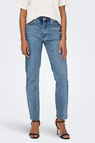 Straight jeans - mid blue denim
